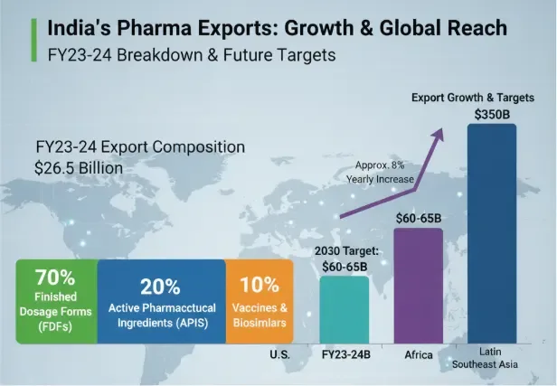india pharma exports growth and global reach