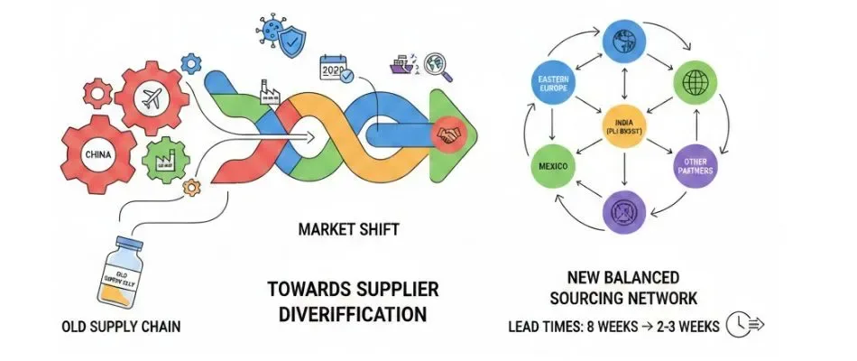 market shifts toward supplier diversification