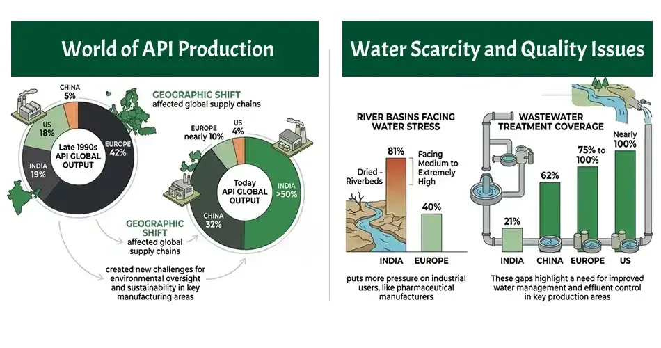 shift in api production geography and environmental risks