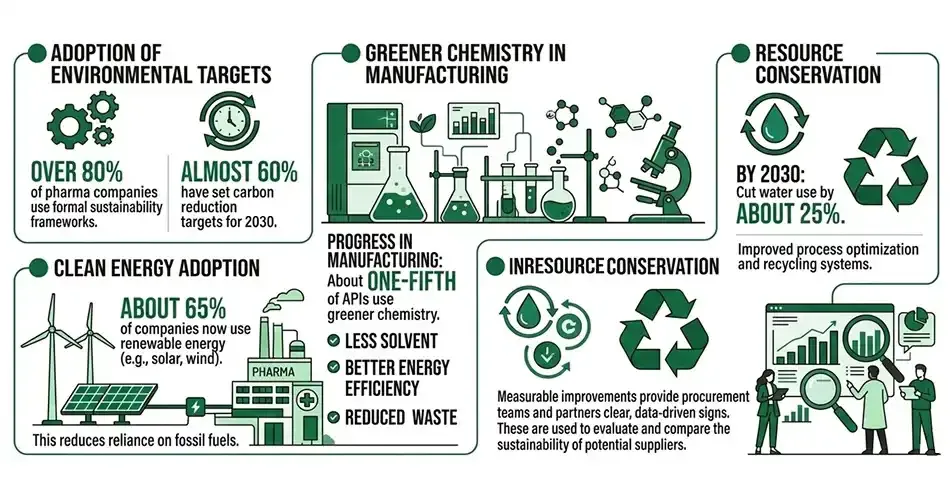 sustainability integration in pharma industry