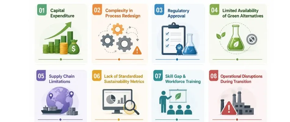 challenges in adopting green api manufacturing