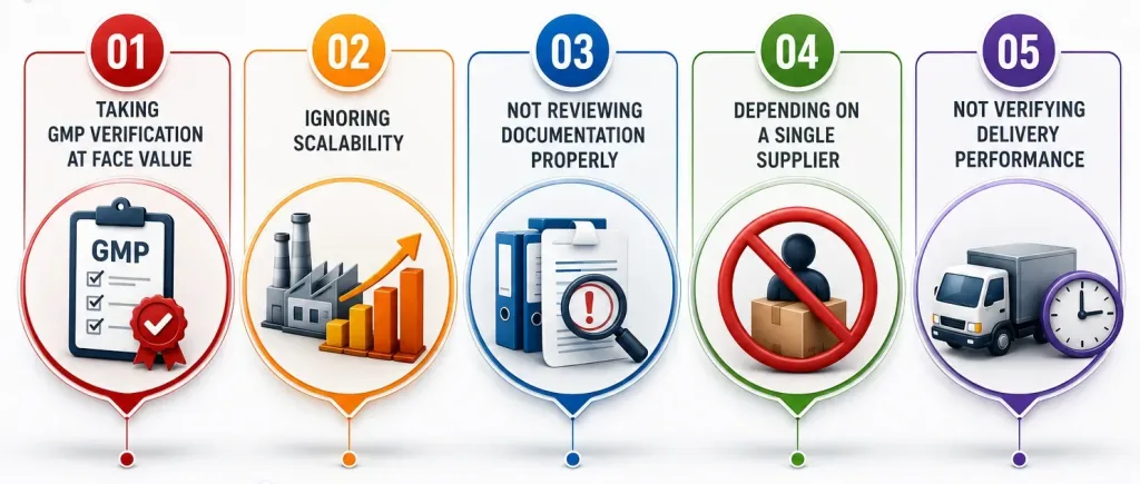 common mistakes pharma buyers make while choosing api manufacturers