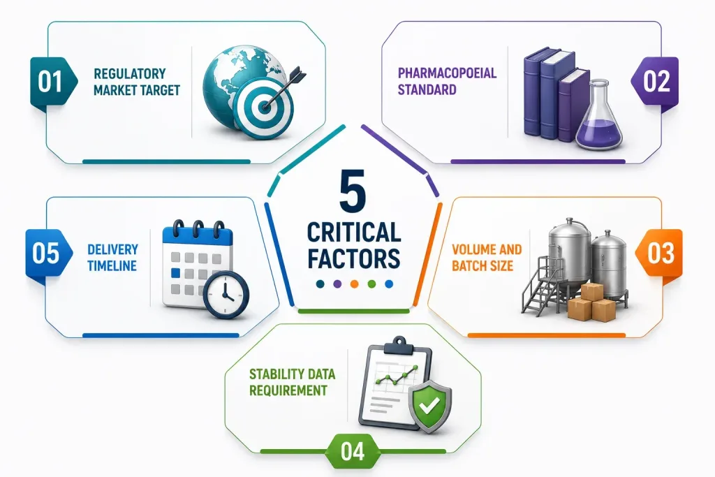 define your supply requirements before selecting an api manufacturer